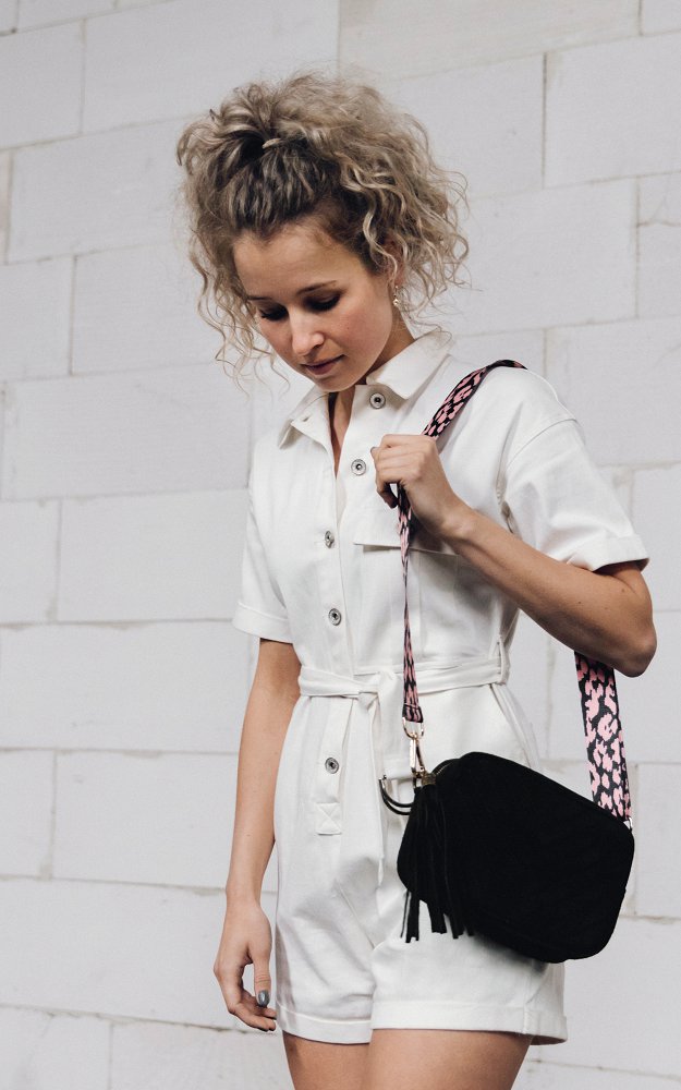 leopard print bag strap