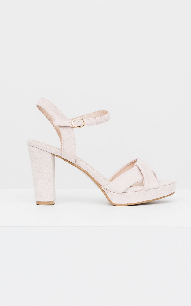 pink strappy heels uk