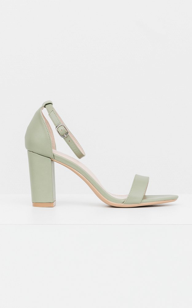 light green heels