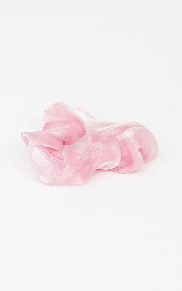 Fabric scrunchie Light Pink