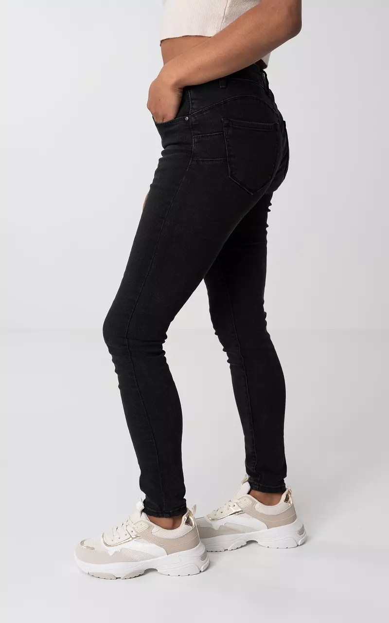 Push-up skinny jeans Black