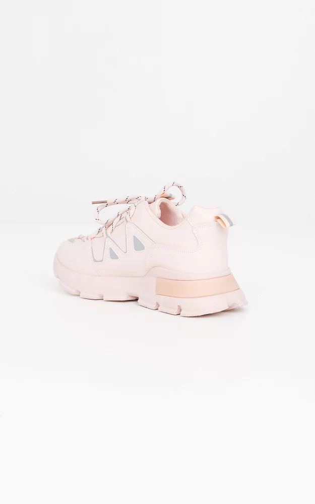 Sneakers with thick soles Light Pink Grey
