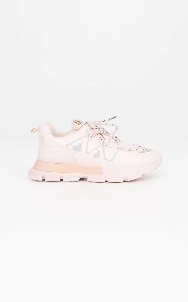 Sneakers with thick soles Light Pink Grey