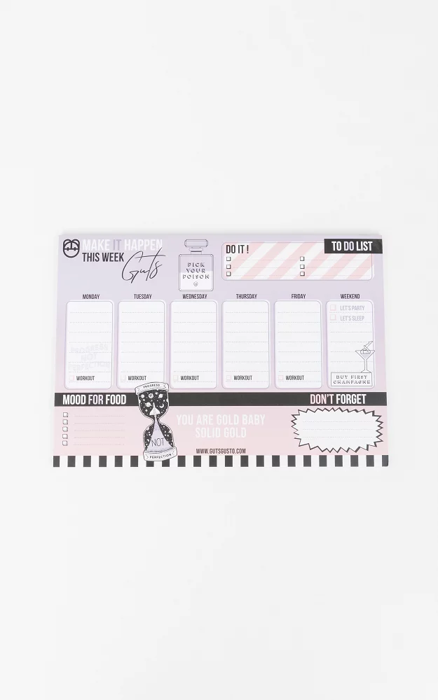 Weekly planner Lilac Light Pink