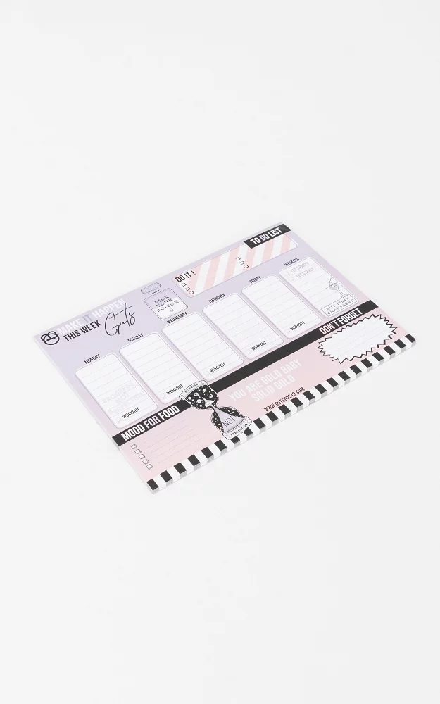 Weekly planner Lilac Light Pink