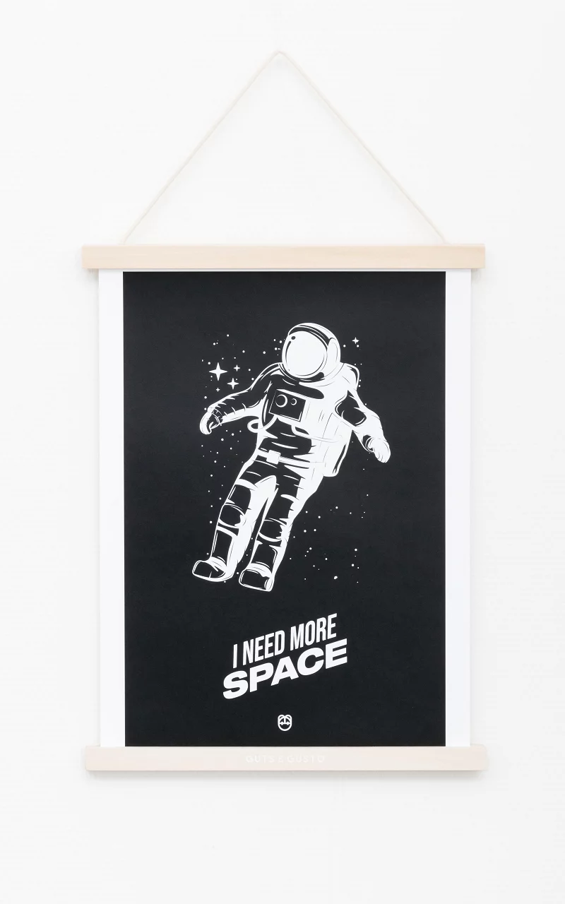 Poster with a white edge Black White