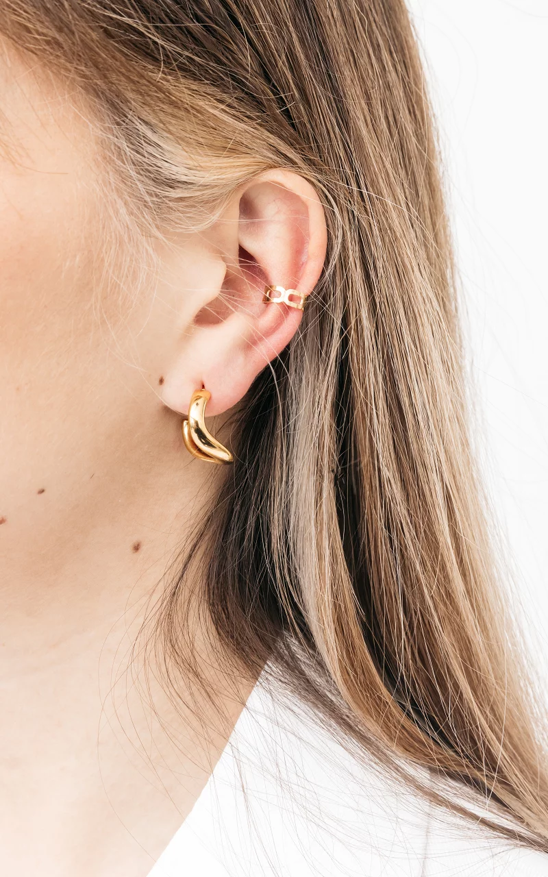 Stainless steel earcuff Gold