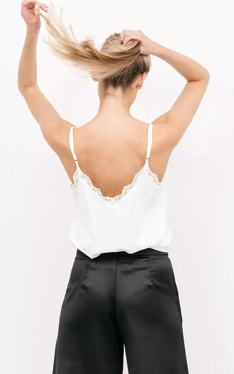 Lace top White