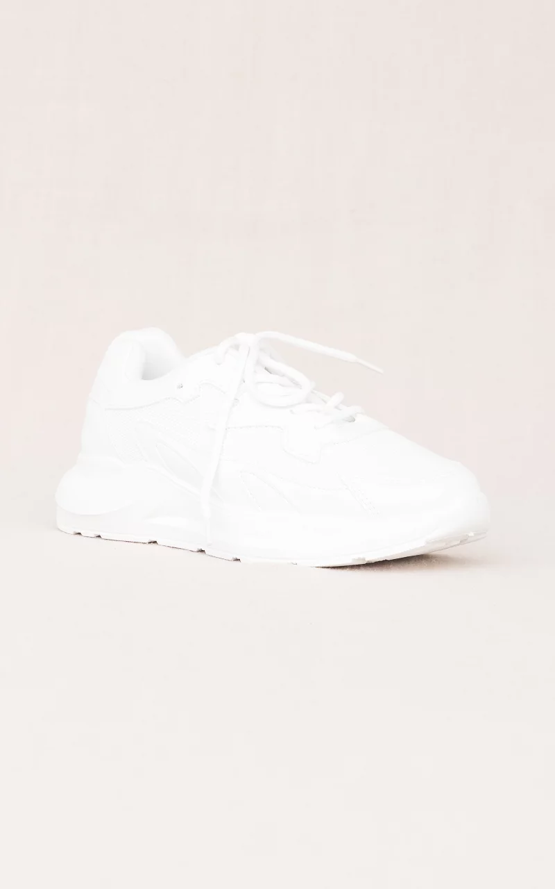 Sneakers with thick soles White White