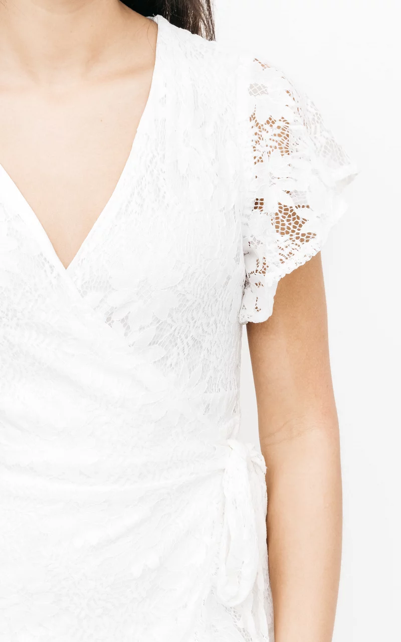 Romantisches Spitzenkleid Weiß