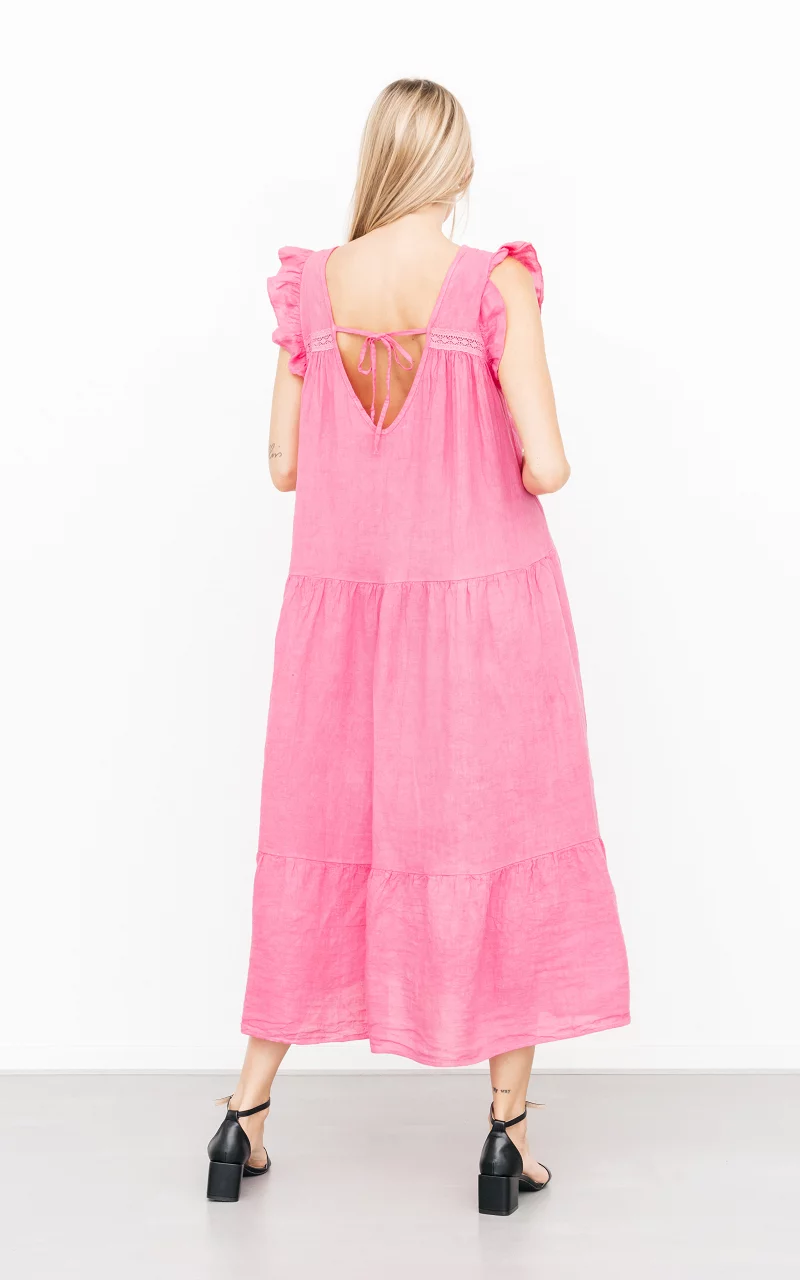 Dress with lace details Pink