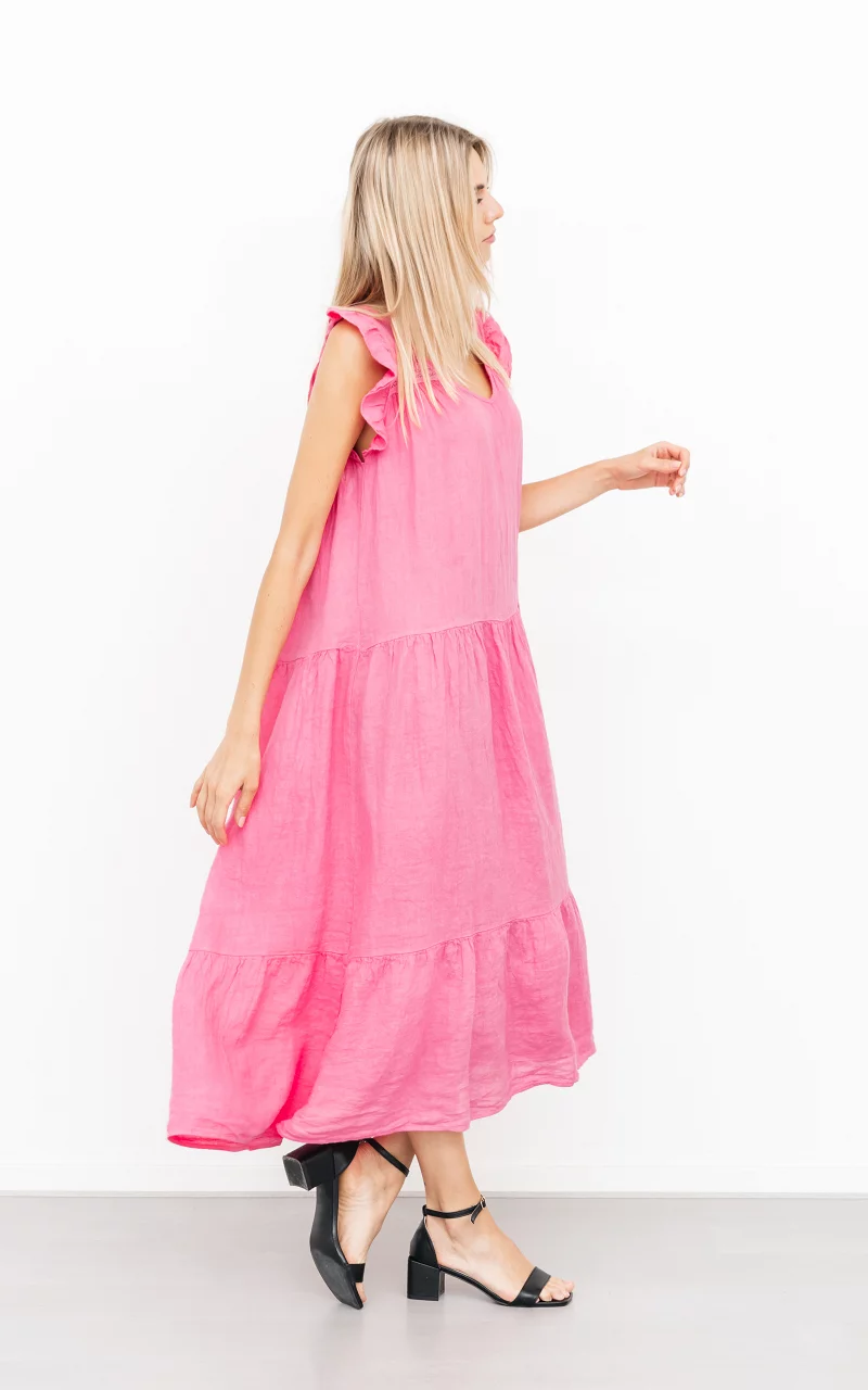 Dress with lace details Pink