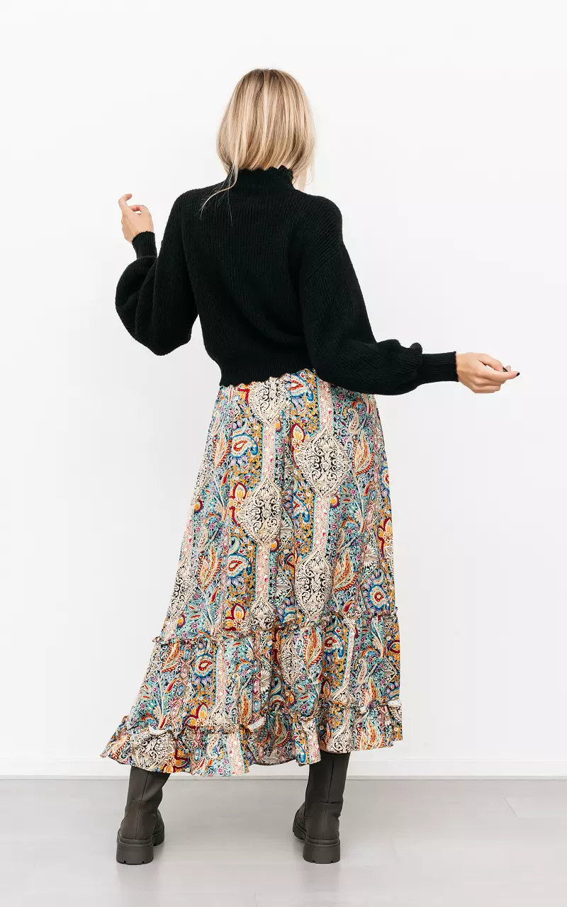 Paisley patterned skirt Multicolor