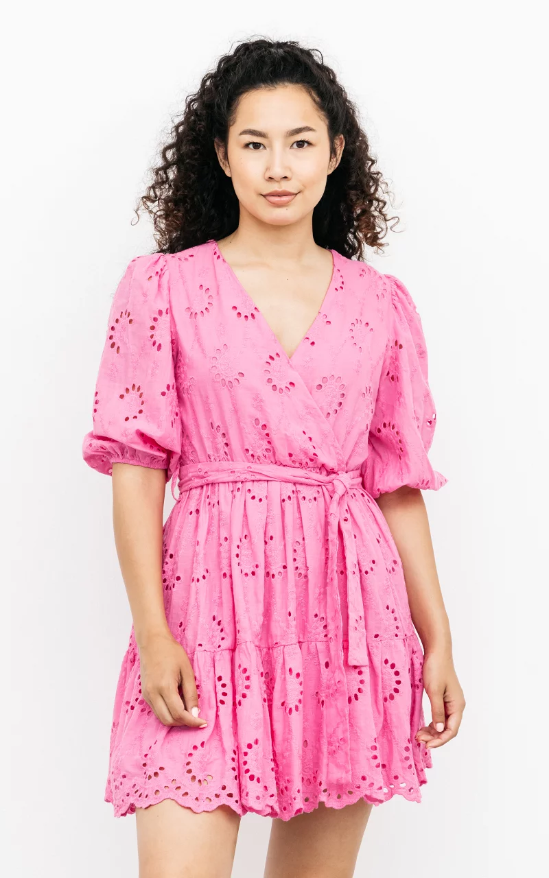 Niedliches Kleid mit Loch-Stick Pink