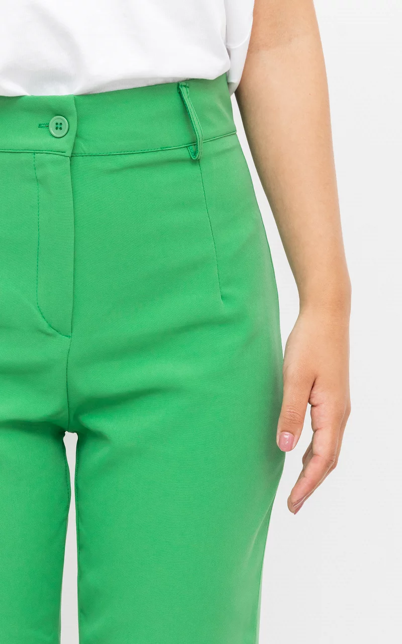 Hose mit gerader Passform  Grün