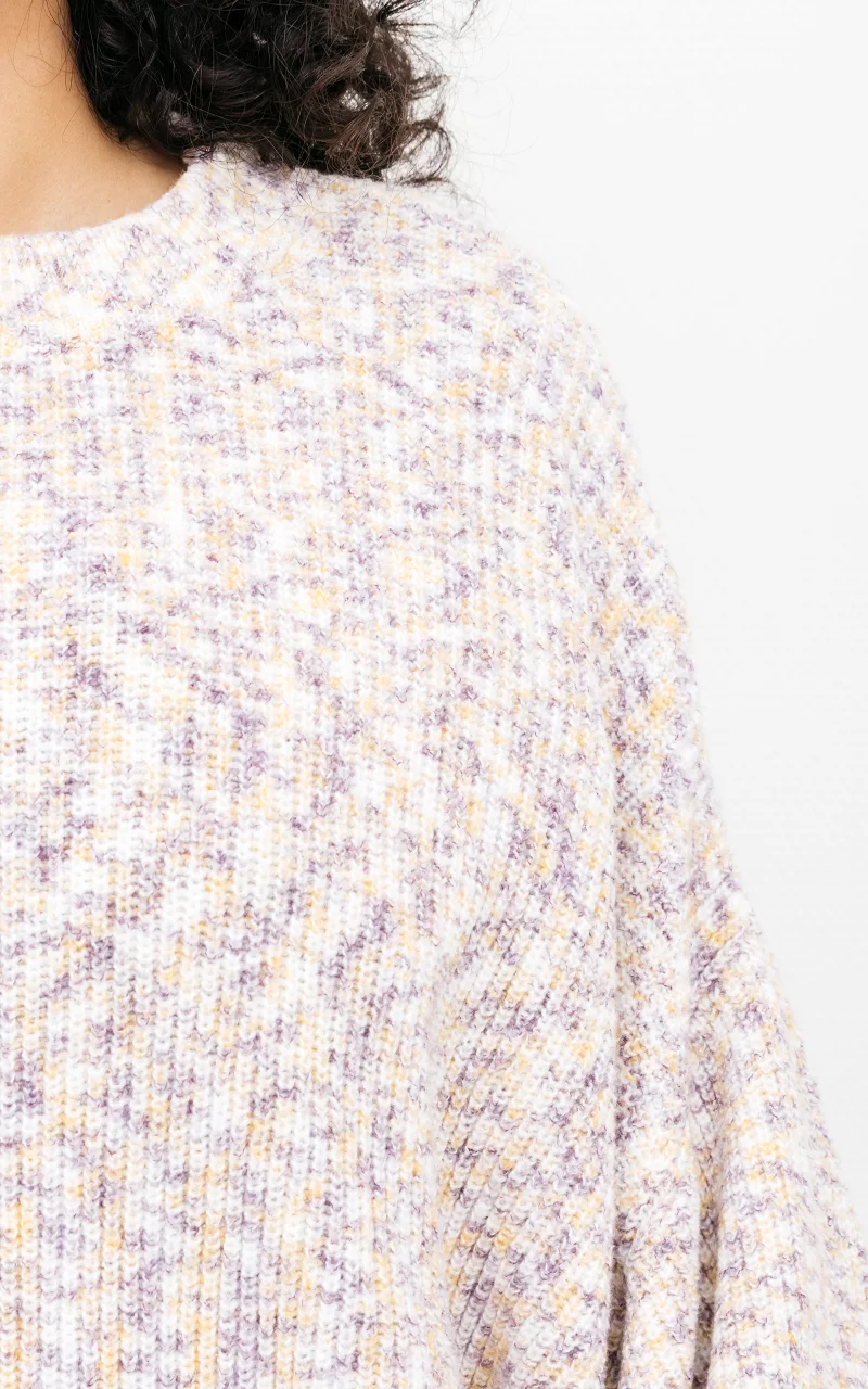 Sweater #80184 Purple Yellow
