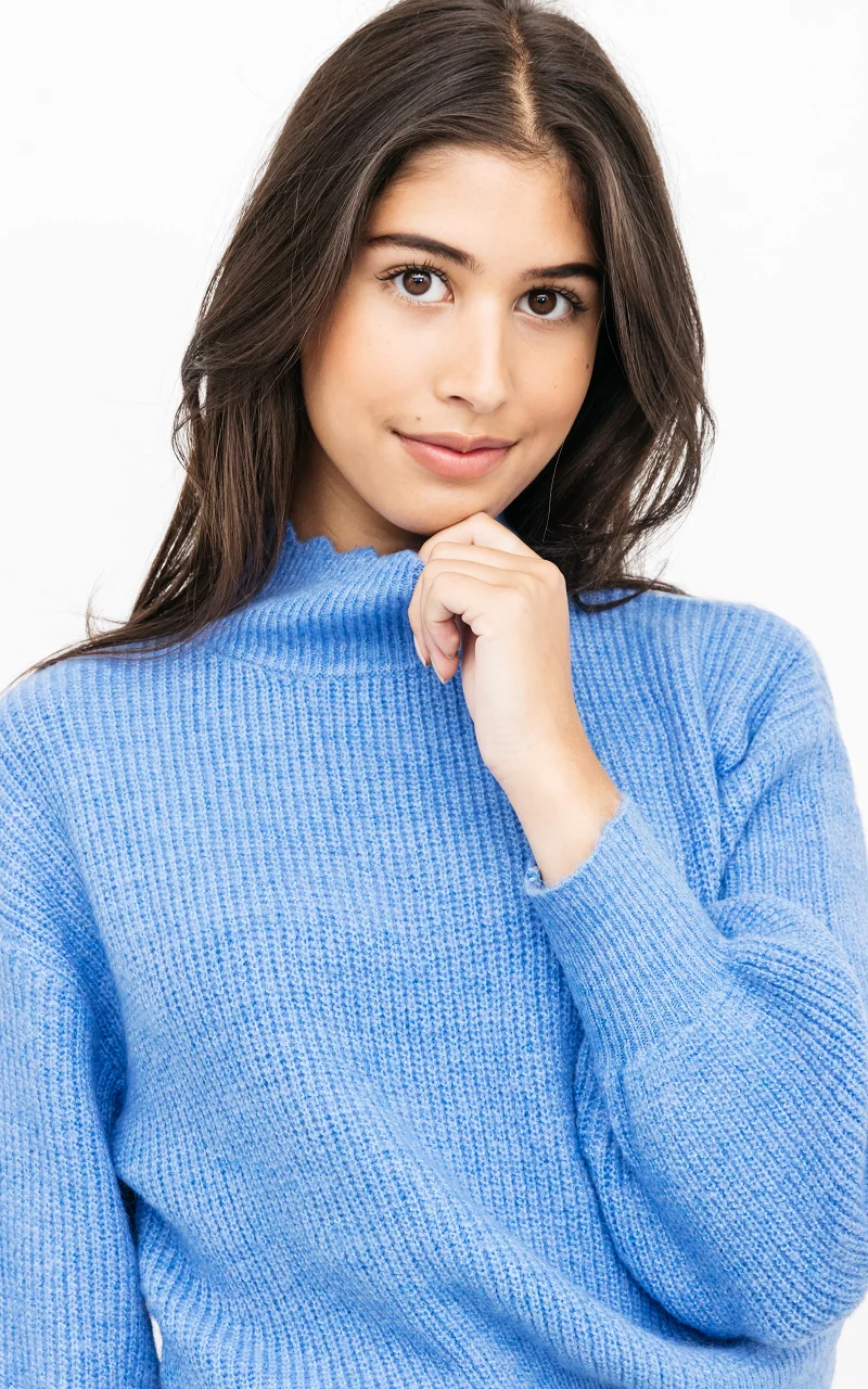 Turtleneck sweater Light Blue
