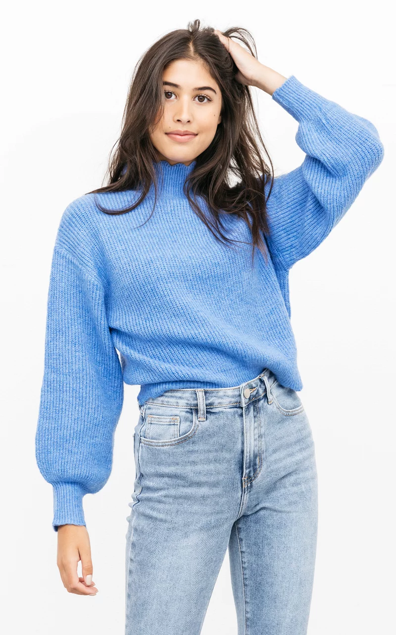 Turtleneck sweater Light Blue