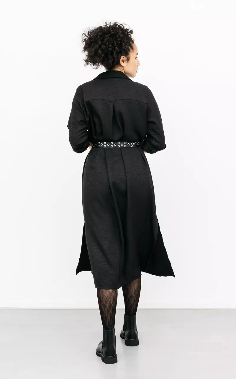 Long-shirt dress Black