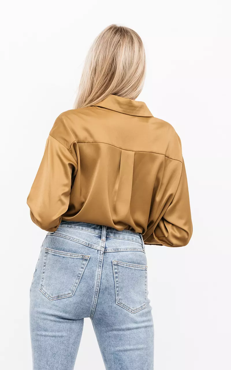 Basic blouse Light Brown
