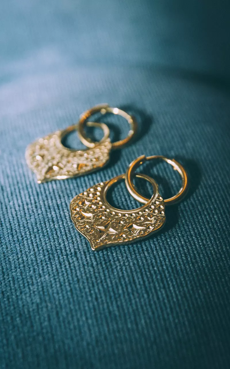 Pendant earrings Gold
