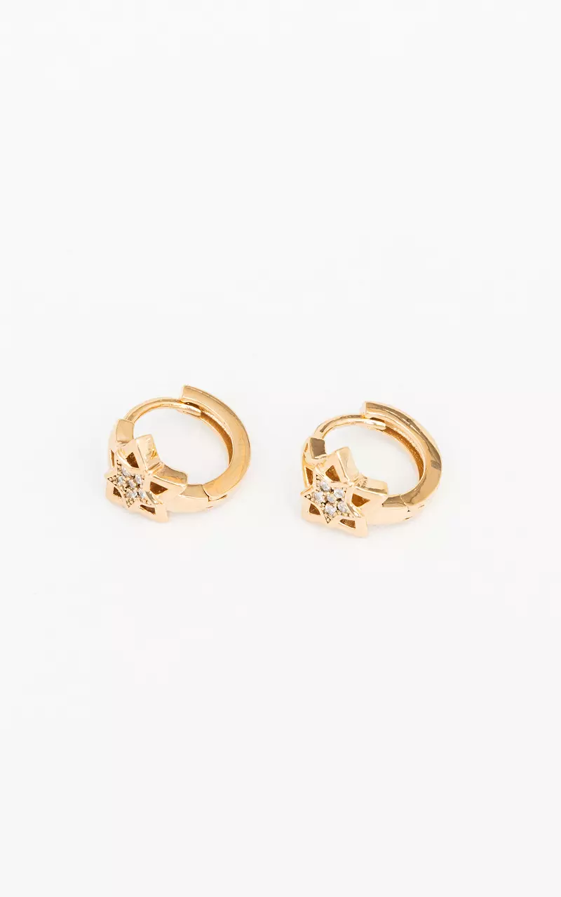 Star earrings Gold