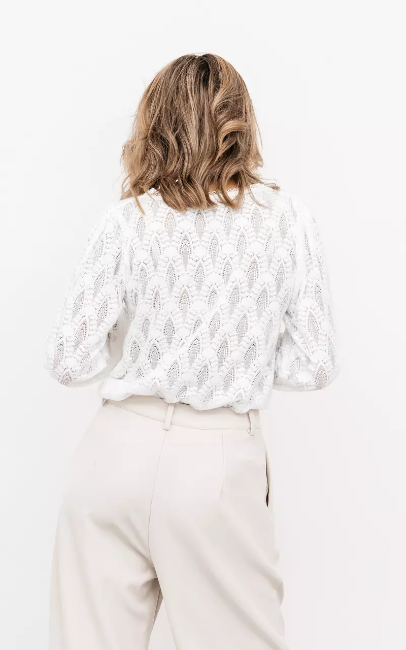 Lace top White