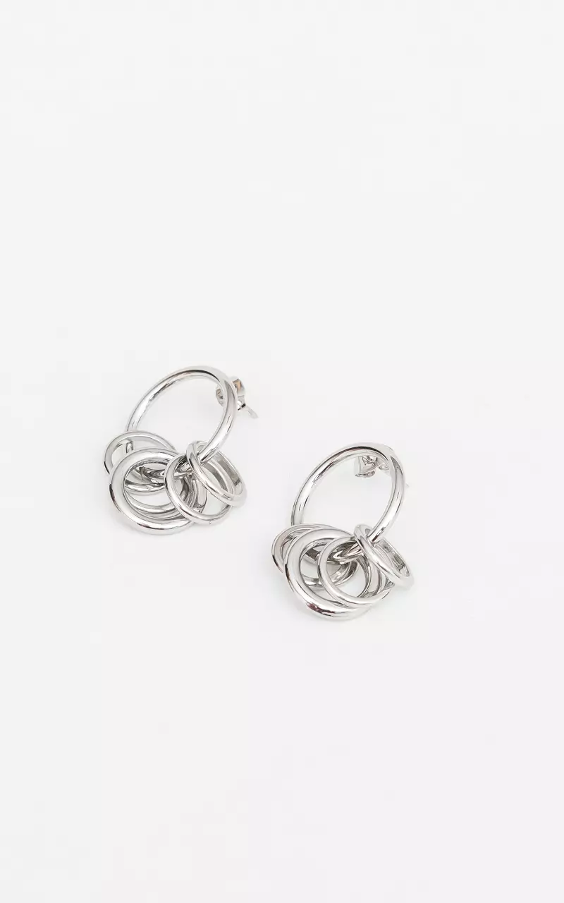 Niedliche Ohrringe aus Edelstahl Silber