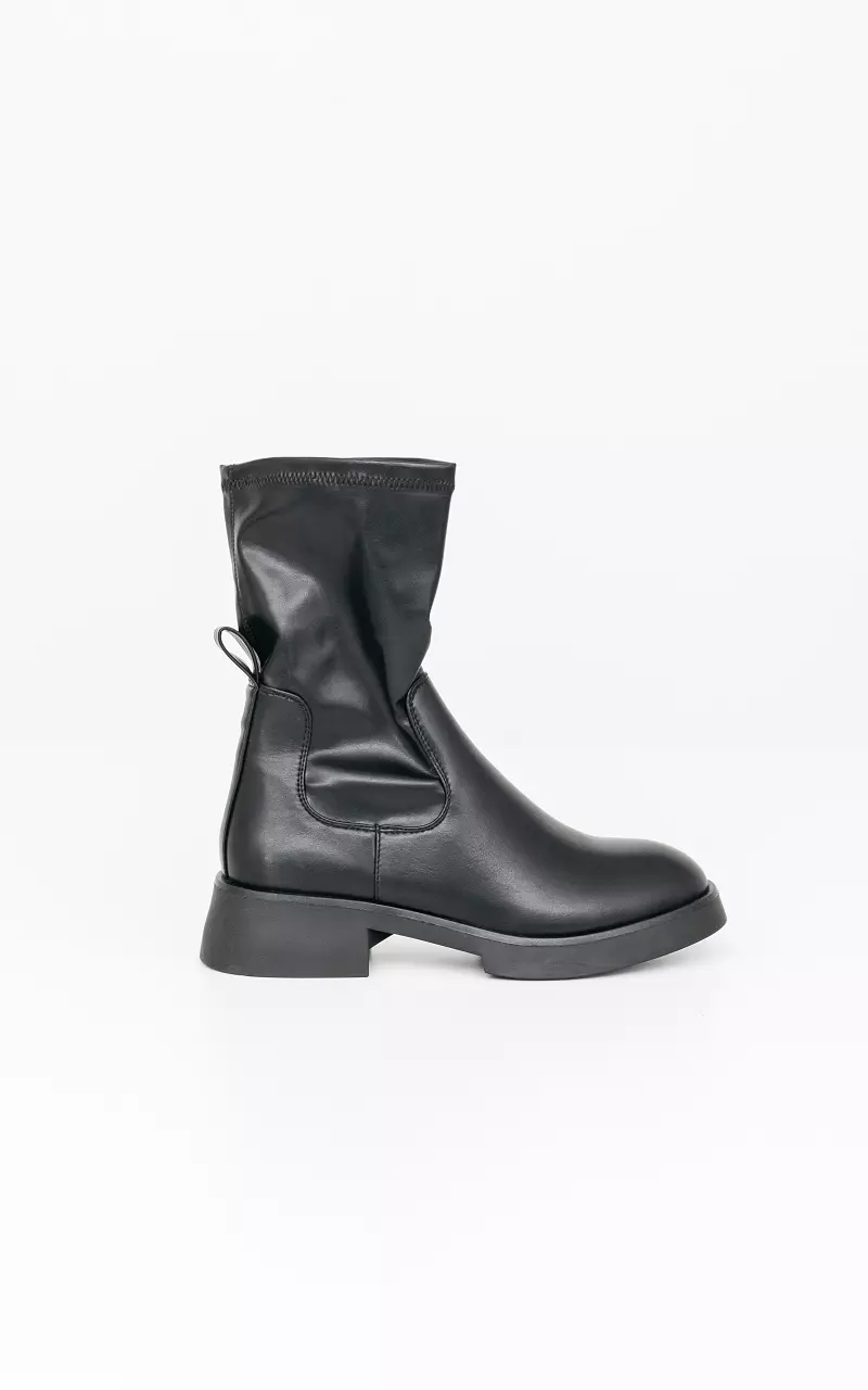 Ankle boots without zip Black
