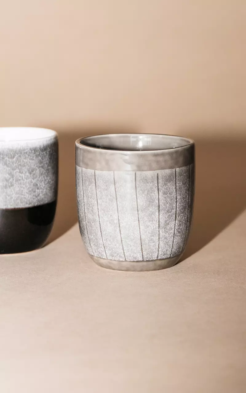 Handmade ceramic mug Dark Grey