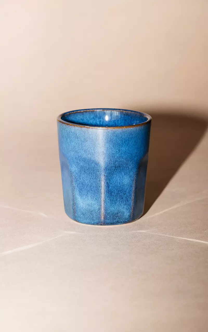 Koffiemok van keramiek Blauw