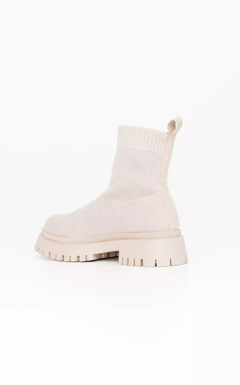 Boots with sock Beige
