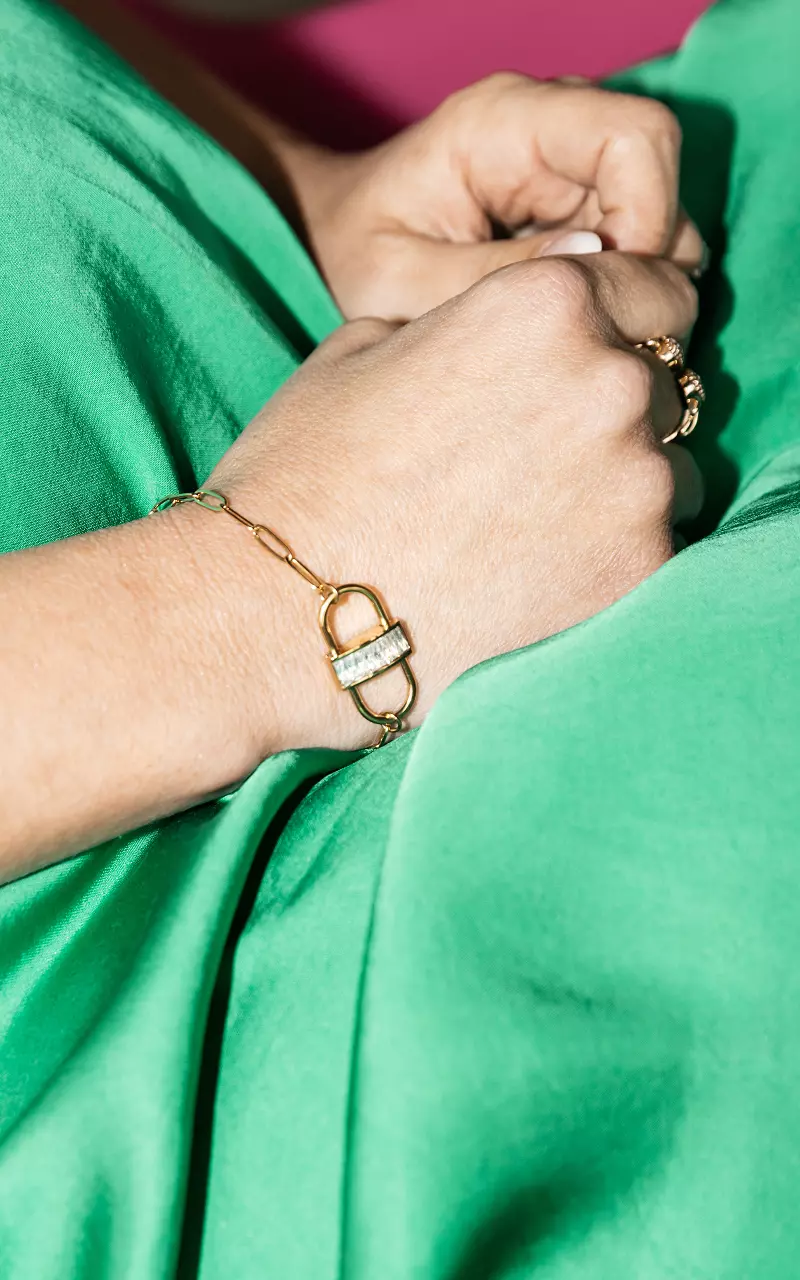 Adjustable chain bracelet Gold Silver