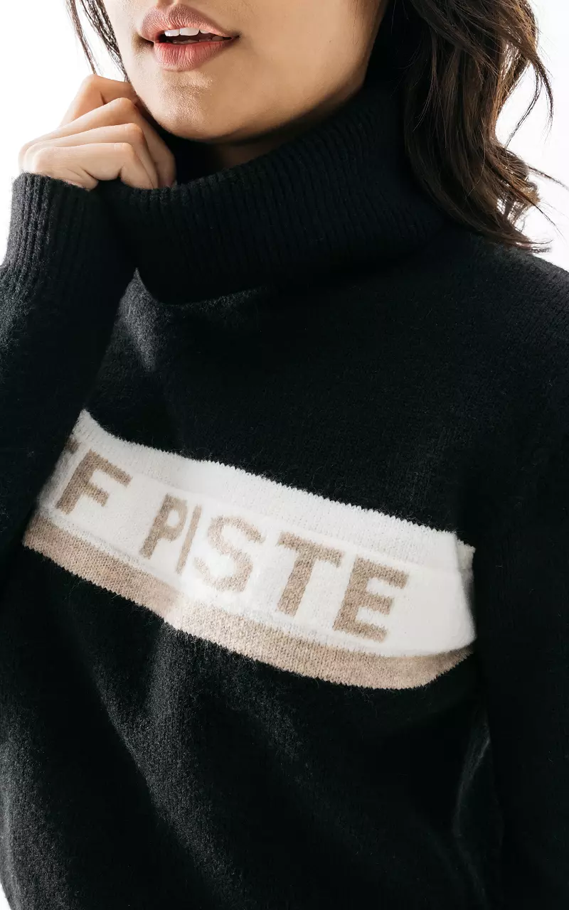 Sweater "Off Piste" Black Beige