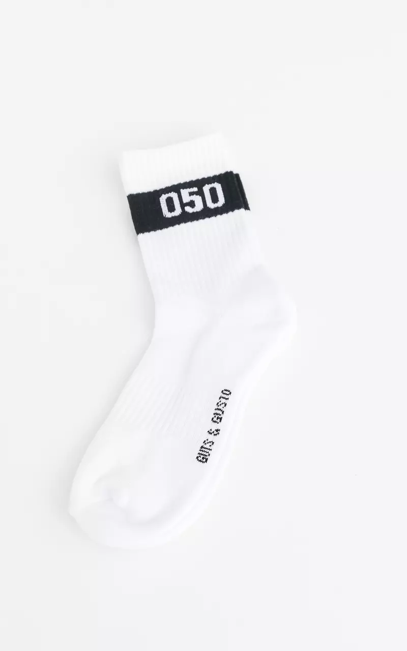 Sports socks 050 White