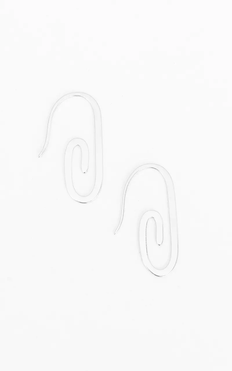 Spiral-Ohrringe Silber