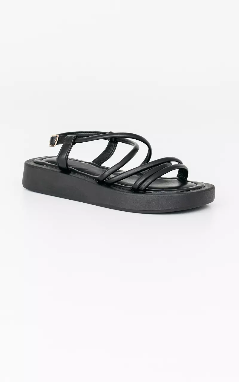 Strappy sandals Black