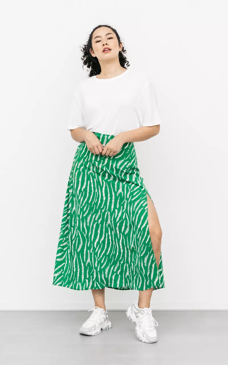 Skirt #85467 Green White