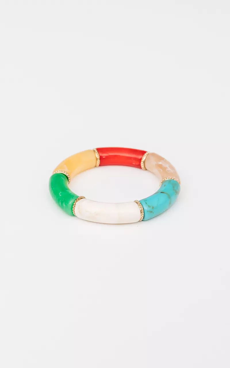 Marble look bracelet Multicolor