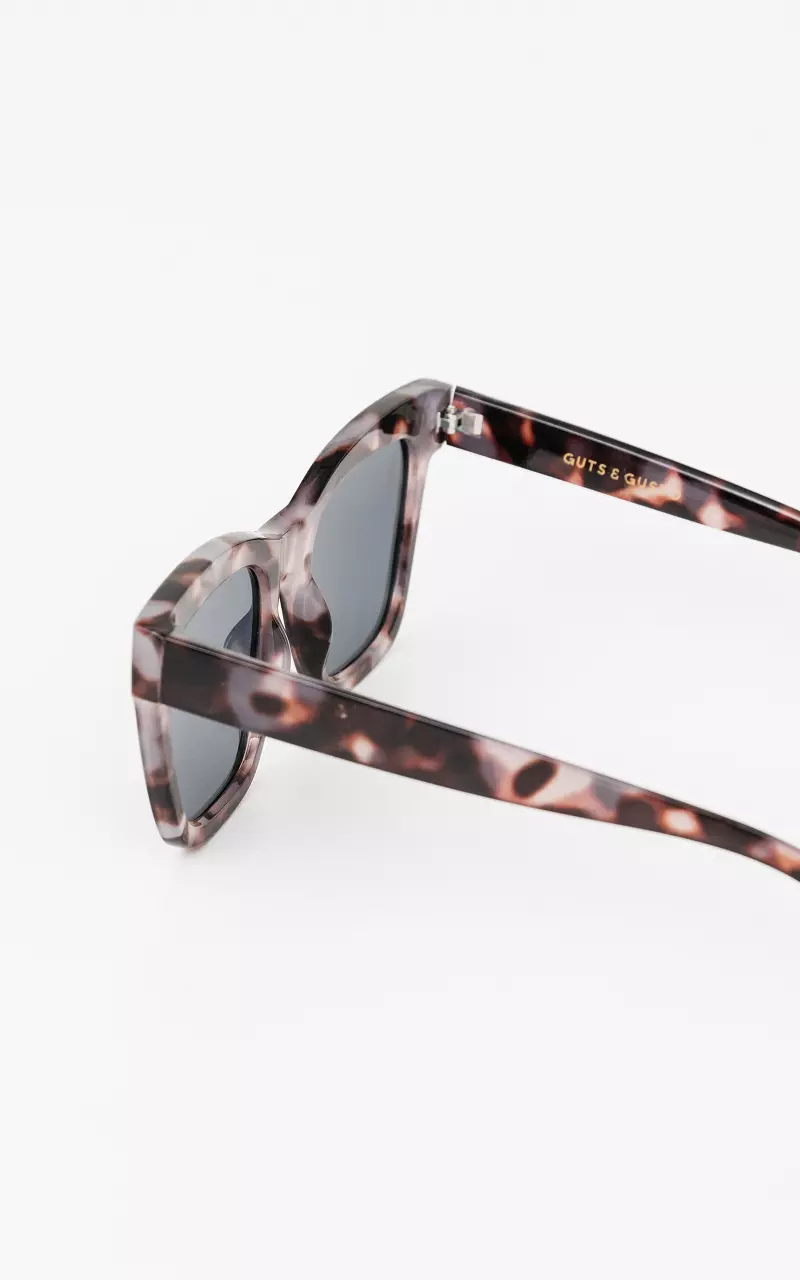 Sunglasses with print Light Grey Dark Brown