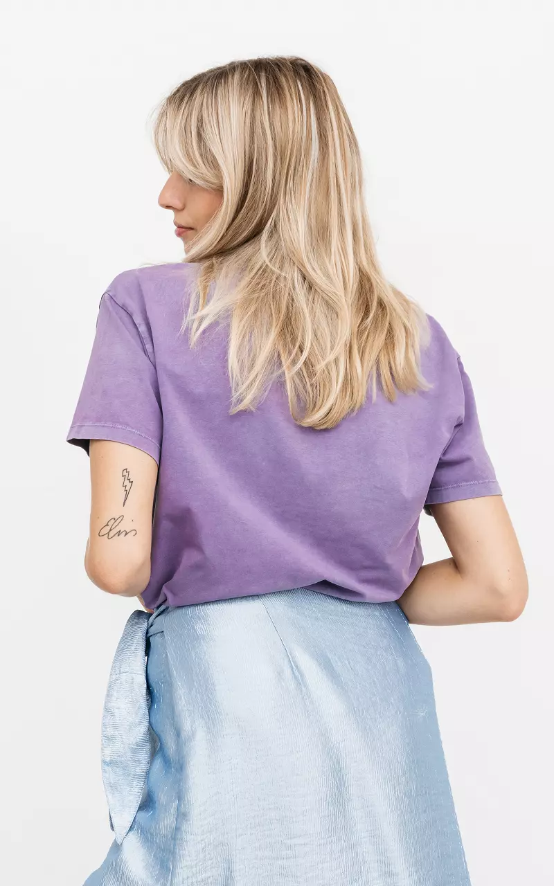 Basic shirt "Be Humble" Lilac