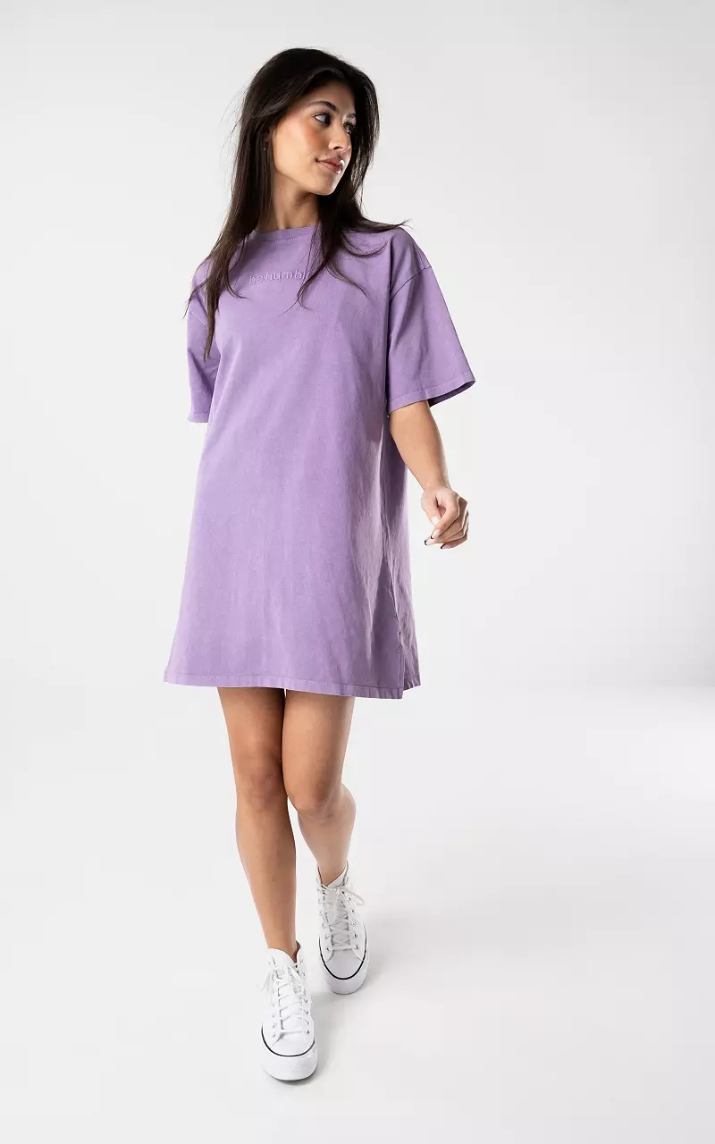 T-shirt dress "Be Humble" Lilac