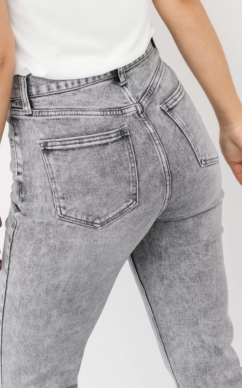 5-Pocket straight fit jeans Light Grey