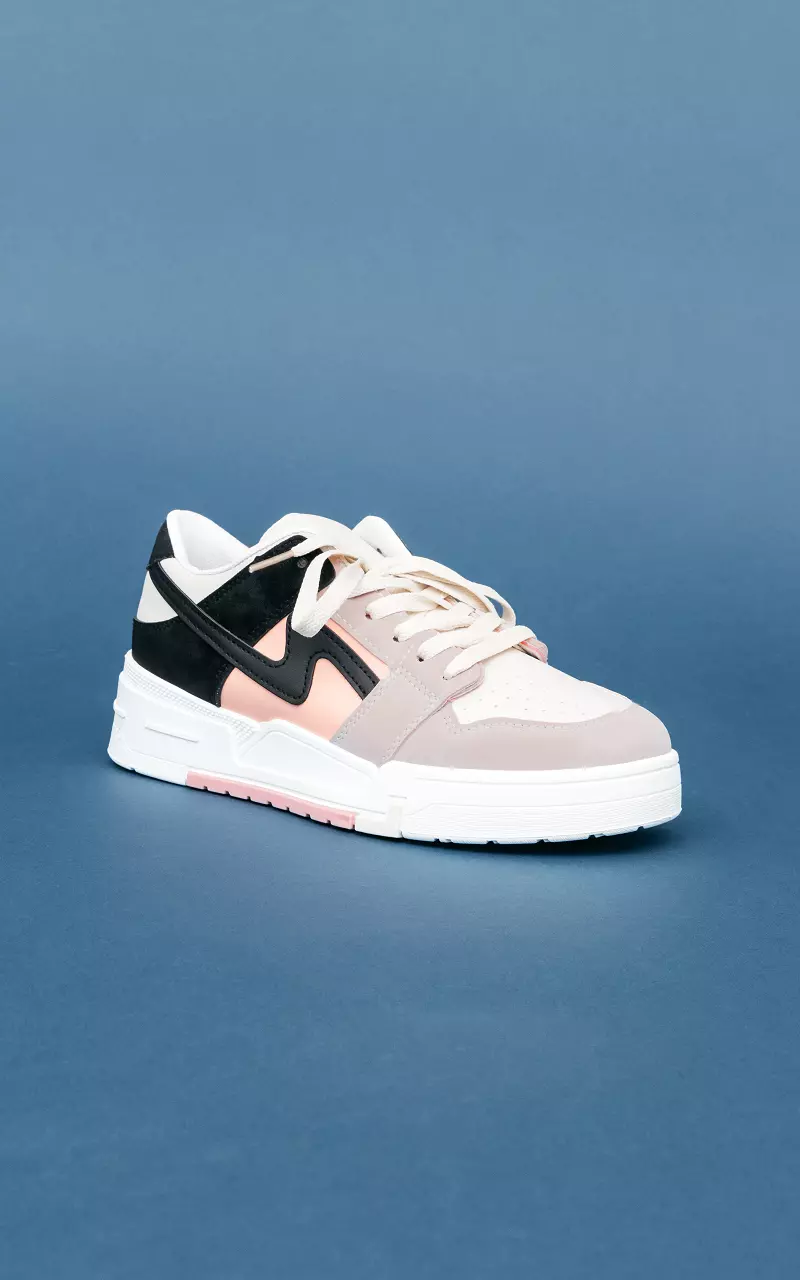 Sneakers with thick sole Beige Light Pink