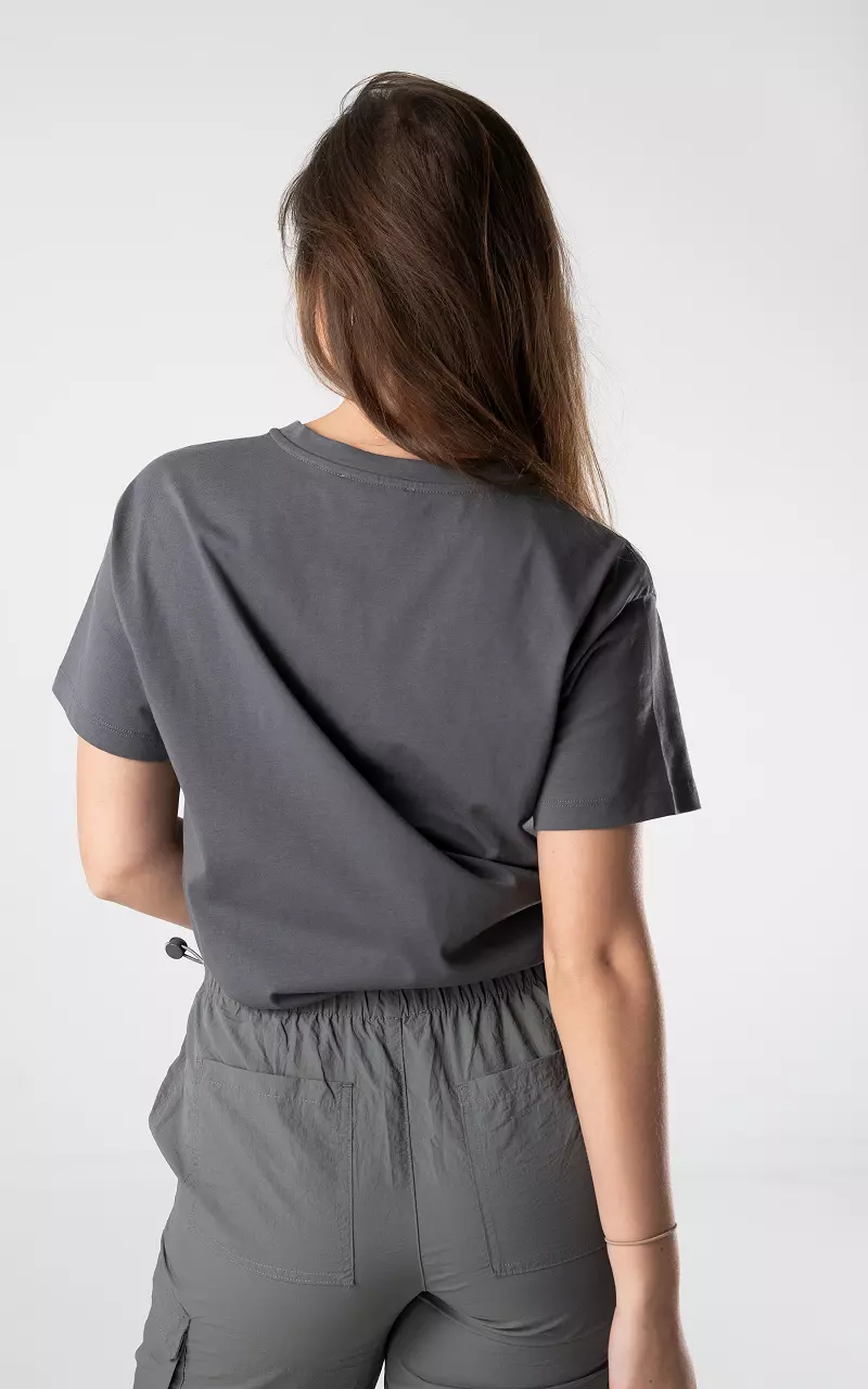 Shirt with coloured print Dark Grey