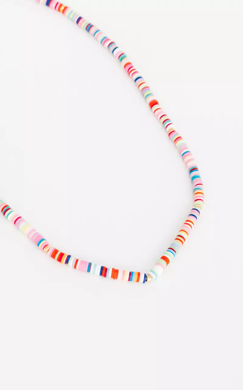 Neck cord with gold-coloured details Multicolor