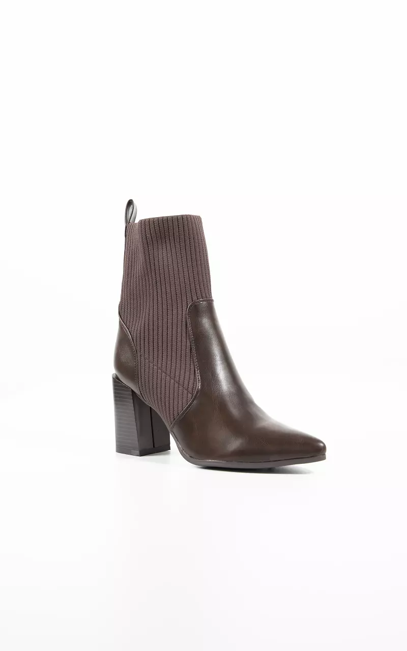 Boots with sock Brown
