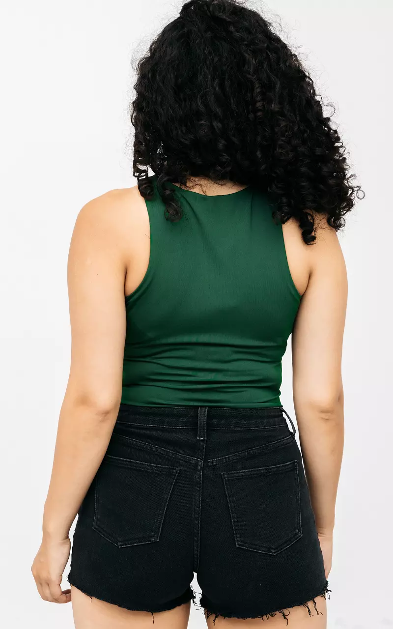 Body with round neck Green