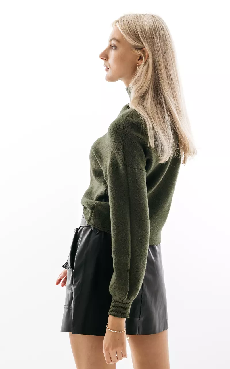 Turtleneck sweater Dark Green