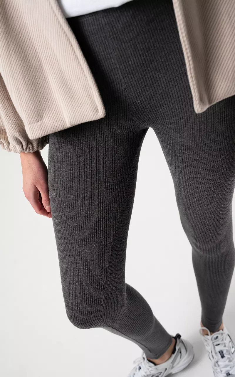 Leggings with an elasticated waist Grey